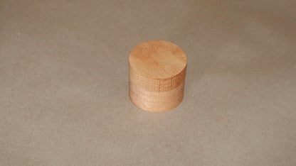 Round Trinket Box - Oak