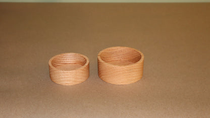 Small Oak Nesting Dish Set