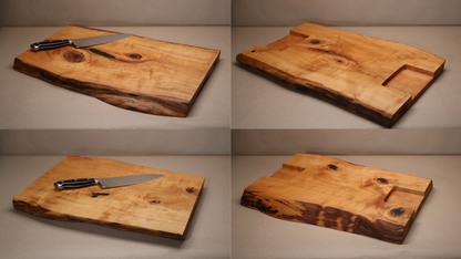 Live Edge Spalted Cherry Serving Slabs