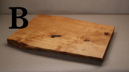 Live Edge Spalted Cherry Serving Slabs